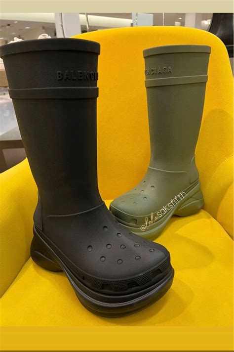 balenciaga croc boots replica|balenciaga crocs boots for sale.